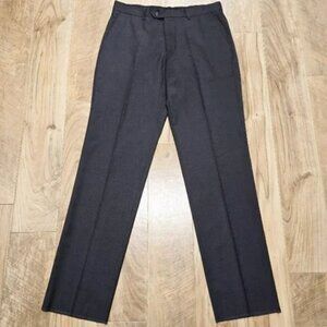 Bocaccio Uomo Paris Charcoal Gray Dress Pants 36 Mens New Unhemmed Trousers